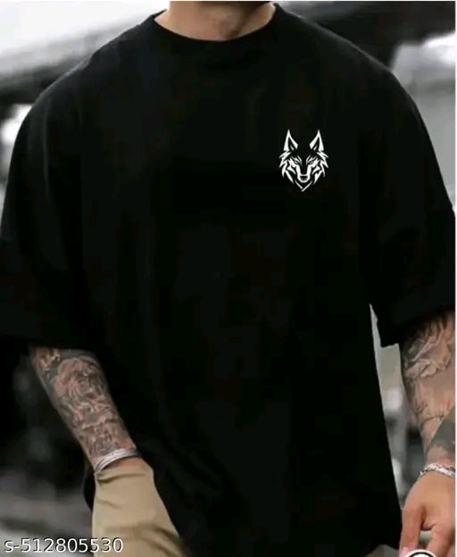 Men Cotton Blend Oversize Tshirts*